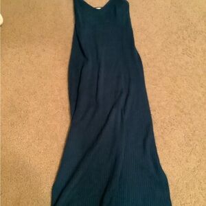 Elegant Teal Maxi Dress